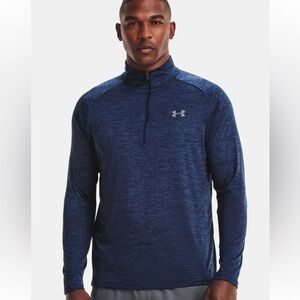 Under Armour Men's Blue Quarter-Zip Jacket